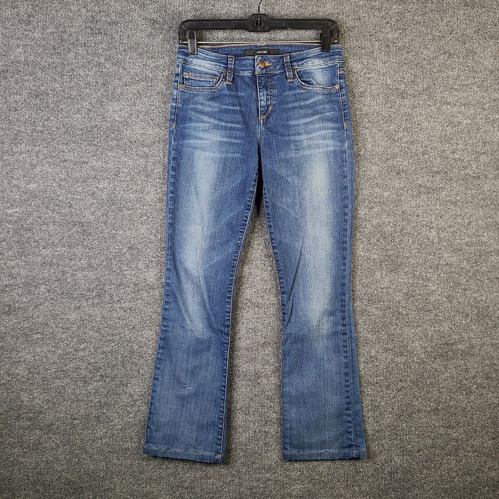 Joe's Jeans Women's 27 Curvy Bootcut Medium Wash Stretch Mid Rise